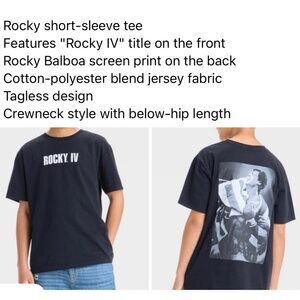 NEW Rocky IV black short sleeve T-shirt